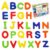 Pbooo Sensory Alphabet Learning Kit, 26 Silicone Magnetic ABC Letters for Preschool Classroom, 6 Sensory Textures, 5 Vibrant Colors, Preschool Teaching Supplies for Early Literacy & Hands-On Learning