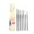 PCS Portable Gouache Painting Brushes 7 Types Professional Pointed Paint Brush Oil Painting Brush for Gouache Acrylic Pointed Paint Brushes for Acrylic
