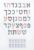 PDKFOM Hebrew Alphabet Alef Bet Chart Poster Metal Tin Sign 6×8 inch