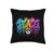 Peace Colorful Graffiti Dripping Paint Street Art Throw Pillow