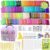 PeacePeo Polymer Clay 110 Colors Non-Sticky Oven Bake Clay 215 Pcs Non-Toxic Modeling Baking Clay for Kids with Sculpting Tools Kit for Adults Beginners Art Craft