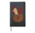 Peace Sign Turkey Funny Thanksgiving Humor Outfit Hardcover Journal, Black