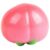 Peach Squishy Toy Soft Slow Rising TPR Squeeze Fruit Charms Cute Sensory Stress Relief Toy,Big Durian, Orange, Strawberry,Fidget Novelty Ball Gift for Adults,Stress Relief,Desk Decor，Peach-Pink
