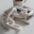 PEAKOLY Wood Chain Link Decor – White Wooden Decorative Objects for Shelves, Coffee Table Sculpture, Book Shelf Accessories, Modern Shelf Decor Accents, Console or Entryway Table Decorations