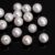 PearLane Natural Freshwater Half-Drilled Round Pearl Beads 4-5mm White Loose Pearls 0.5mm Hole 4pcs for Jewelry Making