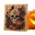 Pearl Art Kits for Adults 3D Cute Shiny Halloween Pumpkin Ghost Decoration