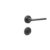 Pearl Gray Indoor Bedroom Lock Household Wooden Door Magnetic Silent Split(F73 59 Black Nickel Single Lock)