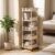 PeaWove 5-Tier Rolling Cart with Wheels, Slim Plastic Storage Organizer