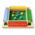 Pedolini Shut the Box Game, Travel Size Wooden Dice Board Game, 8.6 in