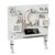 PEGZONE Clamp on Desk Pegboard, 16.5″ x 12.6″, with 10 Accessories, White