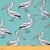 Pelican Fabric by The Yard Cute Bird Animal DIY Sewing Craft Hobby Fabric by The Yard Sky Blue Watercolor Graffiti Decorative Fabric Soft Flannel Polyester No Stretch,1 Yard