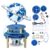 PEMENOL DIY Soldering Kit, Rotating Planet Globe with LED Light & Music, Adjustable Brightness & Speed, Electronics Learing Kit for Teens & Adults STEM Educational Project