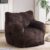 Penau Bean Bag Chair, Corduroy Memory Sponge Fill, Brown