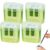 Pencil Pharpener, 2026 New Dual Holes Handheld Pencil Pharpener with Lid