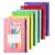 Pencil Pouch for 3 Ring Binder, 6 Pack Pencil Case with Smooth Zipper, Cute Soft Pen Bag with Clear Window and 3 Reinforced Metal Grommets Large Capacity Binder Bag for School Office Supplies