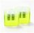 Pencil Sharpener 2 Pack Dual Hole Manual with Lid for Kids School Classroom