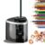 Pencil Sharpener Battery Operated, Fast Sharpening, Suitable for NO.2/Drawing/Colored Pencils(6-9 mm), Portable Electric Pencil Sharpener(Black-Without Battery)