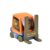 Pencil Sharpener Cartoon Pencil Sharpener, Manual Hand-Crank Pencil Sharpener for Kids & Students, Dedicated Pencil Cutter for Cartoon Pencils (Orange)