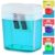 Pencil Sharpener Dual Hole Manual Blue, Jumbo Crayon Sharpener with Cover and Bin, Handheld Color Pencil Sharpeners for Large & Standard Pencils, Also Available in Red, Green, Purple, 1 Pc – By Enday