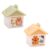 Pencil Sharpener House-Shaped Pencil Sharpener, Cute Stationery Dual-Hole Manual Hand-Crank Pencil Cutter for Kids Students (2PCS-Green + Light Pink)