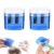 Pencil Sharpeners, 2-Hole Handheld for School Home & Office (Blue2Pcs)