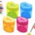 Pencil Sharpeners with Cover, 2026 New Compact Manual Pencil Sharpener with Container for Students, Portable Handheld Pencil Sharpener for School and Office (C)