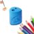 Pencil Sharpeners with Lid, 2026 New Dual Hole Sharpener, Compact Colored Handheld Sharpener Suitable for Home Office, Blue