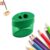 Pencil Sharpeners with Lid, 2026 New Dual Hole Sharpener, Compact Colored Handheld Sharpener Suitable for Office Home, Green