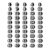 Pencil Sorting Caps Rubber Number Markers for Shared Pencils, Teacher Supply Control and Classroom Desk Organization Pencil Id Caps Numbered Markers Classroom Organizer Teacher Supply Sorting Shared