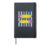 Pencil Stripes Fall Teacher Student Back to School First Day Hardcover Journal, Black