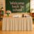 Pencil Table Skirt Cloths for Classroom, Rectangle Desk Covers for Back to School, 6/9 Ft X 29 in, Teacher Supplies, Home Office, Bookcase Cabinet Skirts