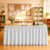 Pencil Table Skirt Cloths, Office Desk Skirt, A*12Ft×29 in