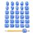 Pencil Toppers – Numbered Labels | Reusable Pencil Caps, Classroom Organiz