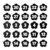 Pencil Toppers for Kids 1-30 Set Reusable Pen Marking Labels
