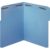 Pendaflex Fastener Folders, 2 Fasteners, Letter Size, Blue, 1/3 Cut Tabs in Left, Right, Center Positions, 50 per Box (22040GW)