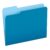 Pendaflex Two-Tone Color File Folders, Letter Size, Blue, 1/3 Cut, 100 per box (152 1/3 BLU), 12 inches
