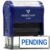 Pending (Blue) + Under Review (Blue) Combo Self-Inking Rubber Stamp | Business & Office Rubber Stamps (Blue Ink) – Q-200