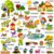 PENGFULL Felt Flannel Board Story Pieces for Toddlers Preschool,Kids Interactive Storytelling Teaching Play Kits for Flannel Board,with Words Felt Pieces(Insect Butterfly)
