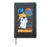 Penguin 58th Birthday Wink Winter Theme Balloon Celebration Hardcover Journal, Black