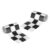 PENIKOKO 2 Rolls Checkered Peel and Stick Wall Border Sticker Self-Adhesive Design, PVC Material, Waterproof Wall Edge Trim for Bedrooms and Bathrooms, Minimalist and Stylish Home Decor