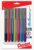 Pentel Clic Retractable Eraser, Assorted Colored Pen Style Grip Erasers, Pack of 7