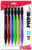 Pentel Prime Mechanical Pencil (0.7mm) Assorted Barrel Colors Pack of 6 (AX7BP6M)