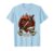 Perfectly Fine I Swear Tattoo Flash Design T-Shirt, Men, Baby Blue, Large