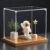 Perforated Aluminum Ceiling Tile 4x4X4 24x20X24 Clear Acrylic Display Case with Wooden Floor