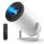 Pericat Projector, Household Use, Small, Ceiling Projection, 27,000 LM, 1080P, 270° Rotation, 4K Compatible, Home Projector, Wi-Fi 6 Instant Connection, Bluetooth 5.4, HiFi Speaker, Automatic Keystone
