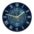 Periodic Table Wall Clock, Modern Scientific Atoms Circles None Navy Quiet Wall Clocks No Ticking Noise for Garage Game Room Outdoor Decoration 11.6×11.6 Inches