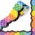 PerKoop 69 Feet Checkered Bulletin Board Border, Lattice Scalloped