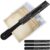 PerKoop Plastic All Purpose Document Sorter Alphabetical File Organizer Compact Upright Space Saving Paper Organizer for File Office, Black, 2.52 x 23.5 inches(2 Sets)