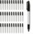 Permanent Markers, Black Fine Point Permanent Markers, 24-Count (2 X Box’s of 12), Waterproof, Non-Fading Marker Pen Set.