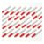 Permanent Markers, Red Permanent Marker Set，Office Supplies for School, Home .Fine Point, Red, 36 Count.